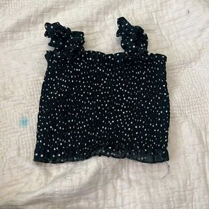 Green Polka Dot Tank Top